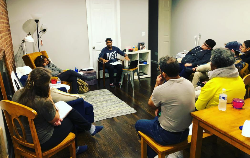 taken during a bible study